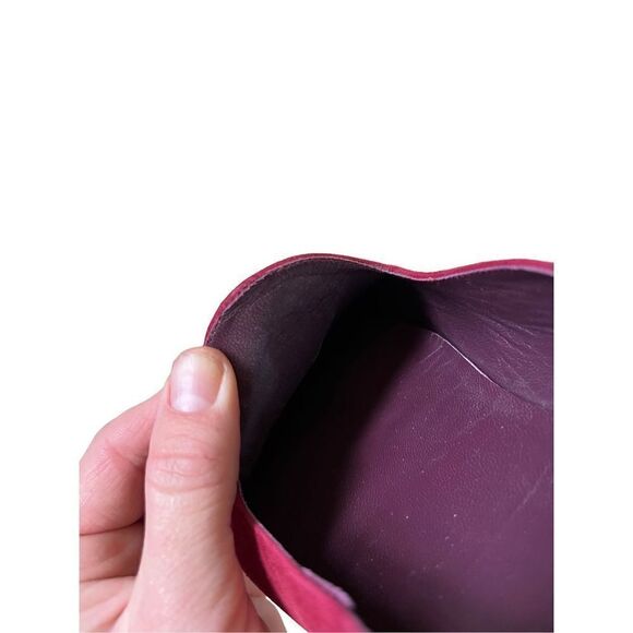 Stuart Weitzman Lys Scarlet Suede Fleur De Lis Red Flats Loafers sz 9.5 - Picture 9 of 10